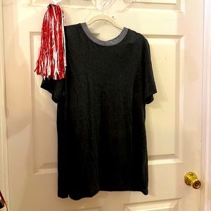 Banana Republic Factory t-shirt with glitter collar